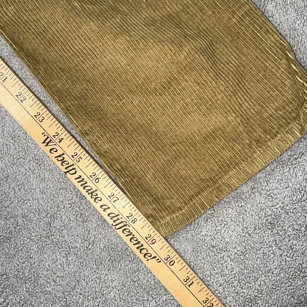 Levis 314 NWT Women 28x30 Shaping Straight Brown Corduroy Stretch Pants Mid Rise - Picture 8 of 8